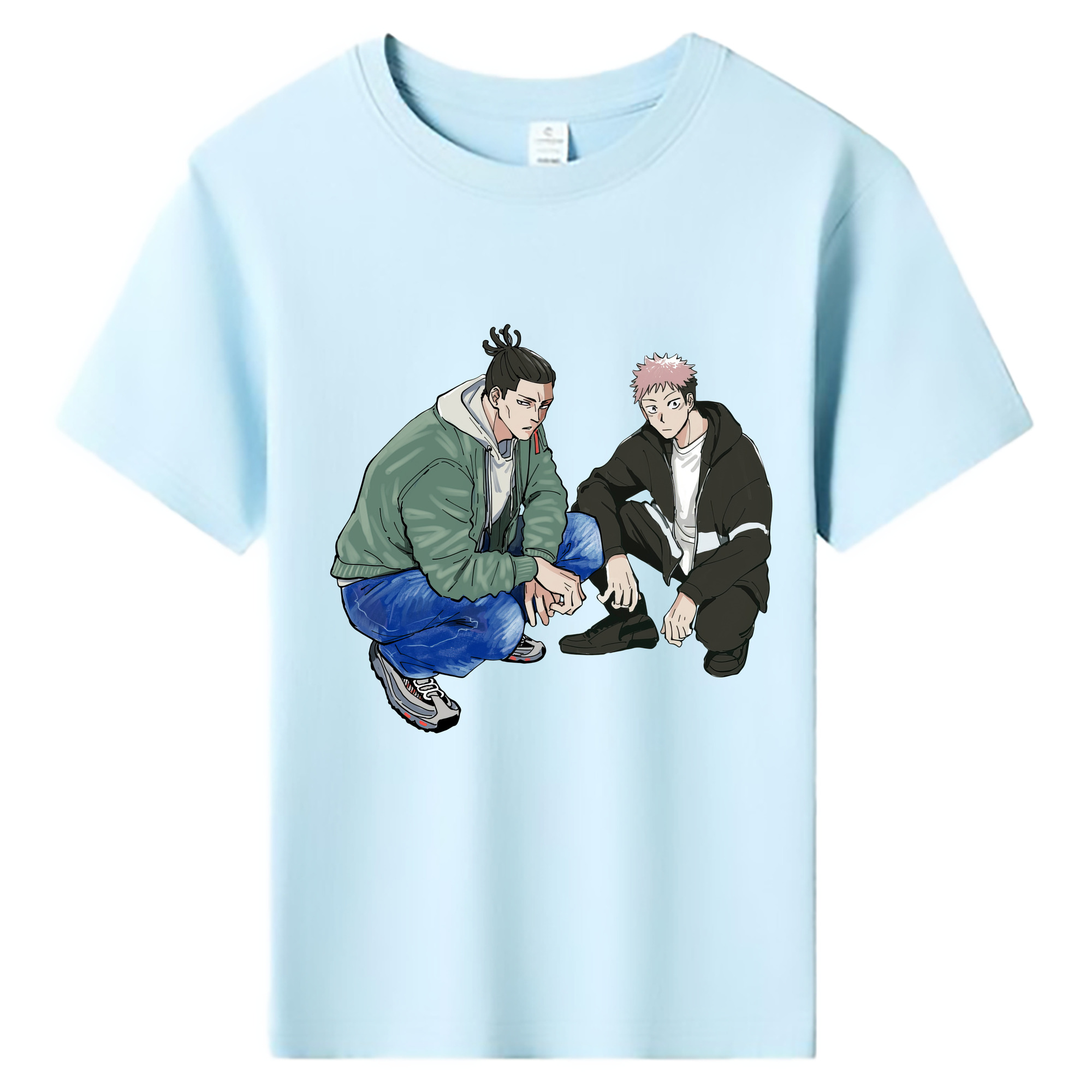 （画像用） 呪術廻戦 Jujutsu Kaisen 綿100％キッズTシャツ（フロントプリント）